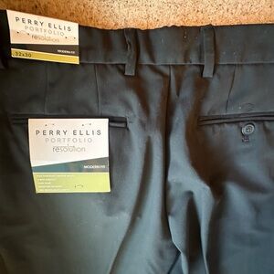 Perry Ellis Charcoal Dress Trousers
